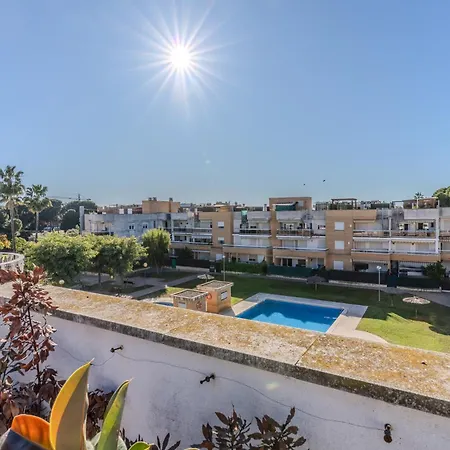 Atico Con Terraza + Piscina + Parking Privado Cubierto By Sunset アパート