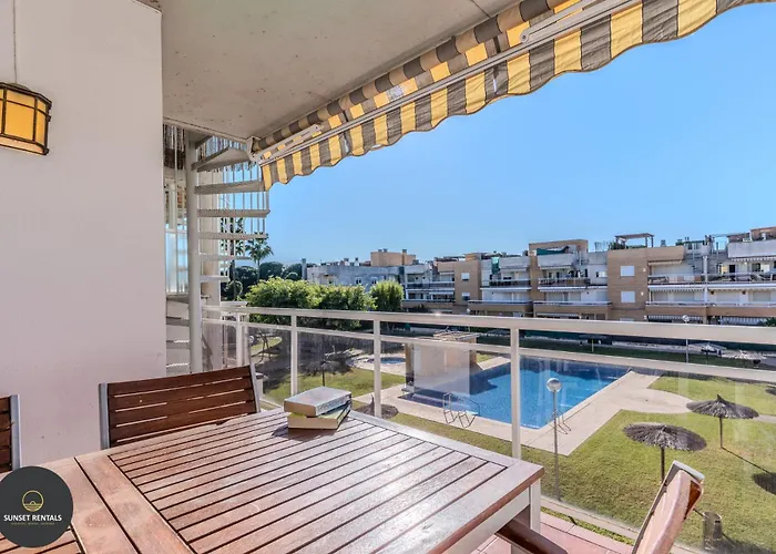 Lägenhet Atico Con Terraza + Piscina + Parking Privado Cubierto By Sunset