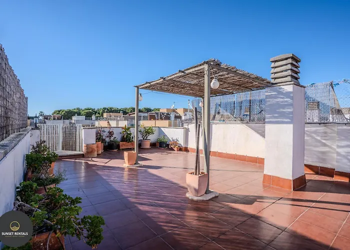 Lägenhet Atico Con Terraza + Piscina + Parking Privado Cubierto By Sunset *